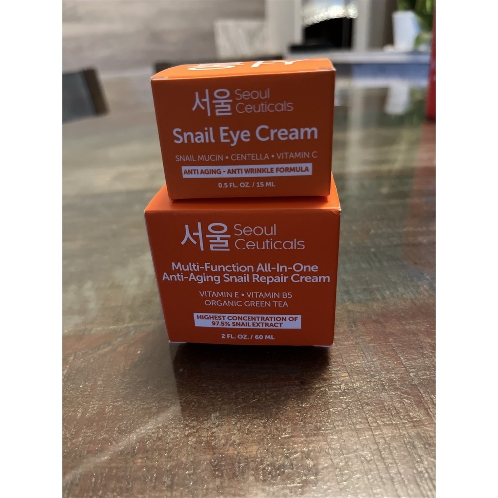 SeoulCeuticals  Multifunction Face Repair Cream 2 Fl. Oz. New , Snail Eye Cream